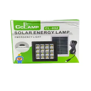 PANEL SOLAR CON LAMPARA CL-052