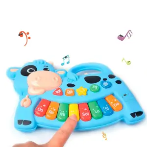 Piano Vaca Granja Sonido Y Notas Musical