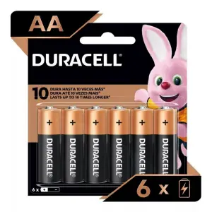 Pilas Duracell Alcalinas Aa 6 Unidades