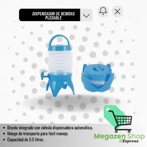 DISPENSADOR DE BEBIDAS PLEGABLE
