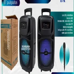 PARLANTE DE SONID0 8 PULGADAS GTS1672