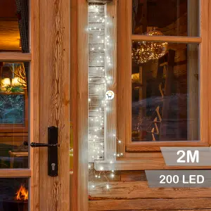 Luz Cascada Micro LED 200L YX200TB