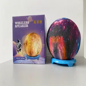Lampara parlante galaxia 3D