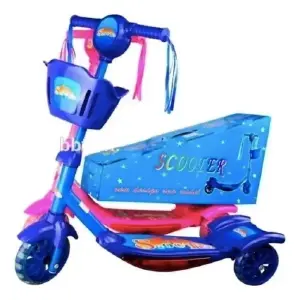 SCOOTER CANASTA  CON LUZ Y SONIDO