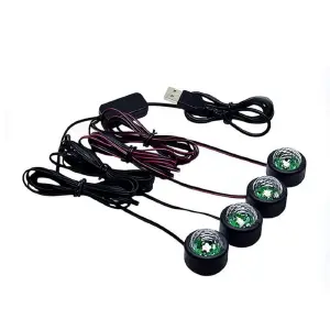 Luz Led x4 Bombillos Usb Decoracion Carr