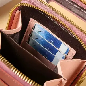 Bolso Billetera De Cuero Suave