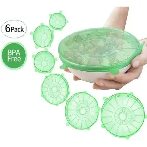 Tapas De Silicona Multiusos Set X6 pcs