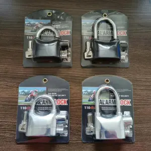 Candado Para Moto Con Alarma Incluída