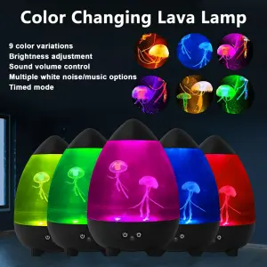 LAMPARA DECORATIVA MEDUSA LUCES Y SONIDO