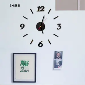 RP-ZH028-B RELOJ ANÁLOGO ADHESIVO 3D