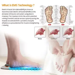 Tapete Masajeador Electro Estimulador