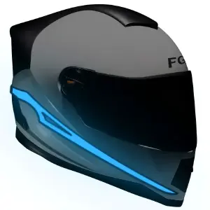 Tira Luz Led Para Casco Motocicleta