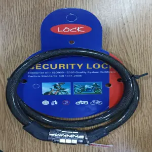 Guaya De Seguridad Bicicleta Moto Casco