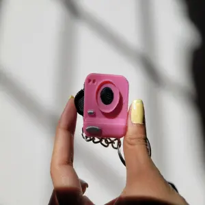 Cámara llavero porta fotos personalizado