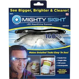 Lupa Tipo Gafas Con Luz Led - Mighty Sig