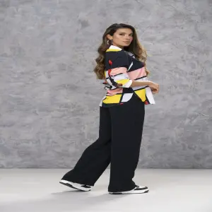 BLUSA EN POLIESTER STRECH ref. 8430