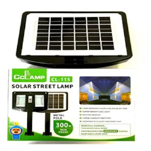 Lampara 300w con Panel Solar CL-115