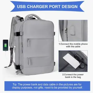 MALETA VIAJERA AMAZON CON POWER BANK