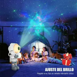Proyector Astronauta Con Luna Rgb Led Lu