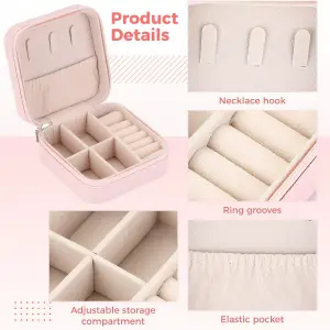 Mini joyero de viaje de 8 piezas