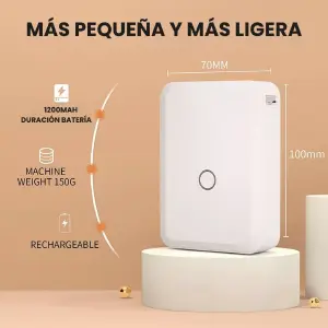 MINI IMPRESORA LABEL PRINTER D110 RECARG