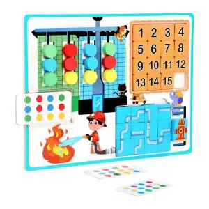 Juego De Mesa Montesori Bomberos Rompeca