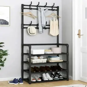 Dt Zapatero Perchero 04 Niveles 60cm
