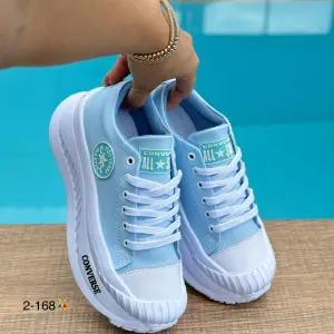 Converse para dama azul claro mds