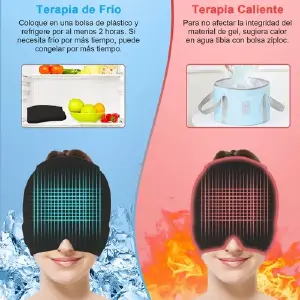 Gorro Para Migraña De Gel Con Compresión