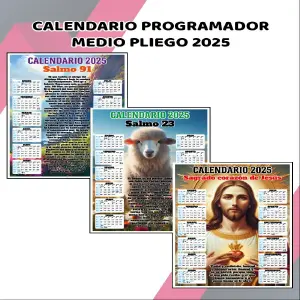 CALENDARIO PROGRAM. MDIO PLIE SALMOS X12
