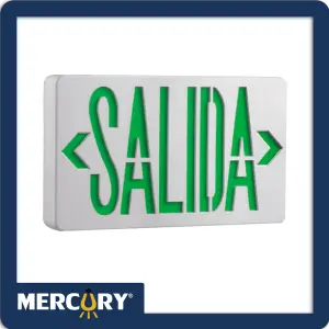 LAMPARA LED DE EMERGENCIA AVISO SALIDA