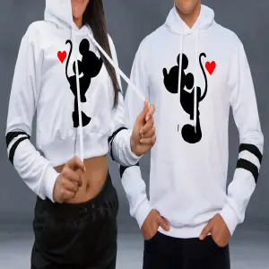 Buso Buzo, Hoodie Pareja Mickey Y Minnie