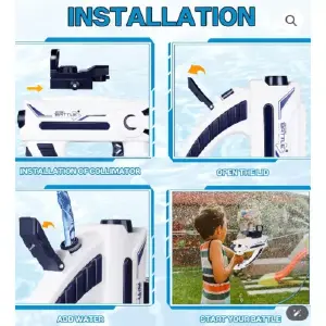 Pistola Agua Eléctrica Espacial Automáti
