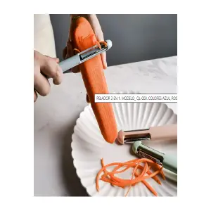 Cuchillo pelador 3 en 1 multifuncional a