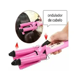Onduladora pinza rizadora 3 tubos
