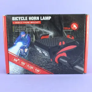 Luz para bicicleta con adaptador para c