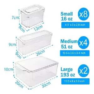 Organizador de Nevera Set por 7: ¡Maximiza el Espacio y la Organización! - Organizador de Nevera Set por 7
