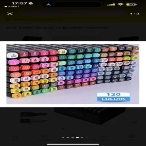 Set de marcadores por 120 pcs