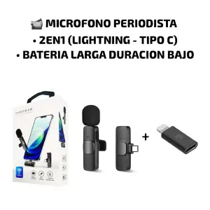 microfono 2 en 1 tipo c