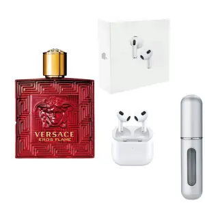KIT(EROS+AIRPODS+PERFUMERO)
