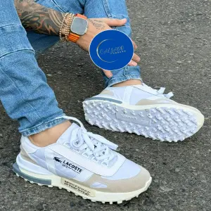 Tenis Lacoste Caballero Gris  Hrt