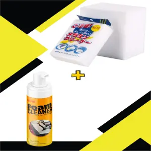 FOAM CLEANER + ESPONJA MULTIFUNCIONAL