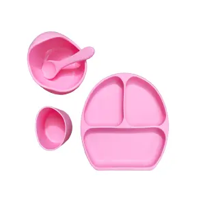 SET DE VAJILLA SILICONA PARA BEBÉS