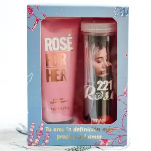 KIT PERFUME Y CREMA ROSE FOR HERE