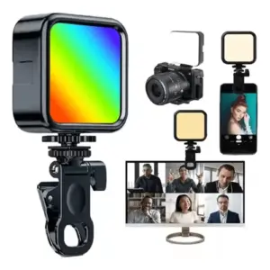 Luz Led Rgb Recargable  Para Celular