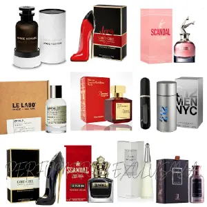 Kit 10 perfumes + perfumero