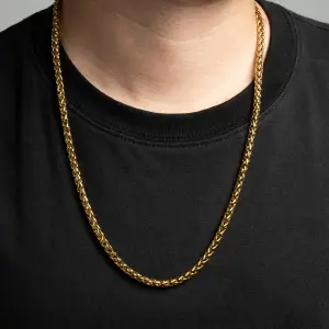Cadena Franco - Oro laminado 18 kilates