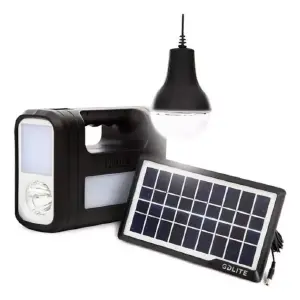 Panel Solar Recargable 3 Bombillos Campi