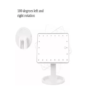 Espejo Cuadrado De Maquillaje Led Mirror