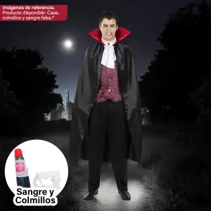 Capa Dracula+Colmillos+Sangre CPDROF223